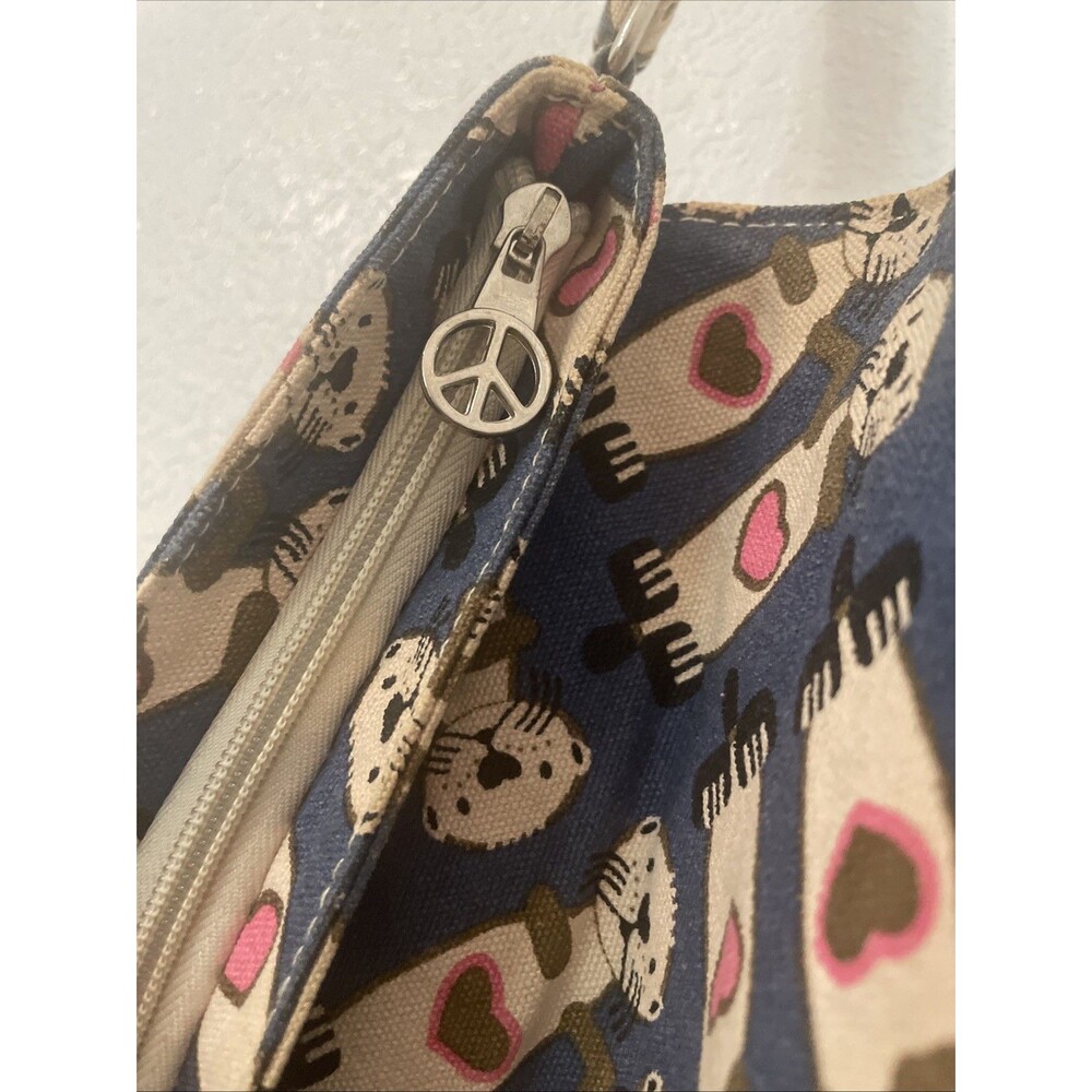 Bungalow 360 Canvas Wristlet Clutch Wallet Handbag Bag Travel Beaver Print Clean - Picture 8 of 11